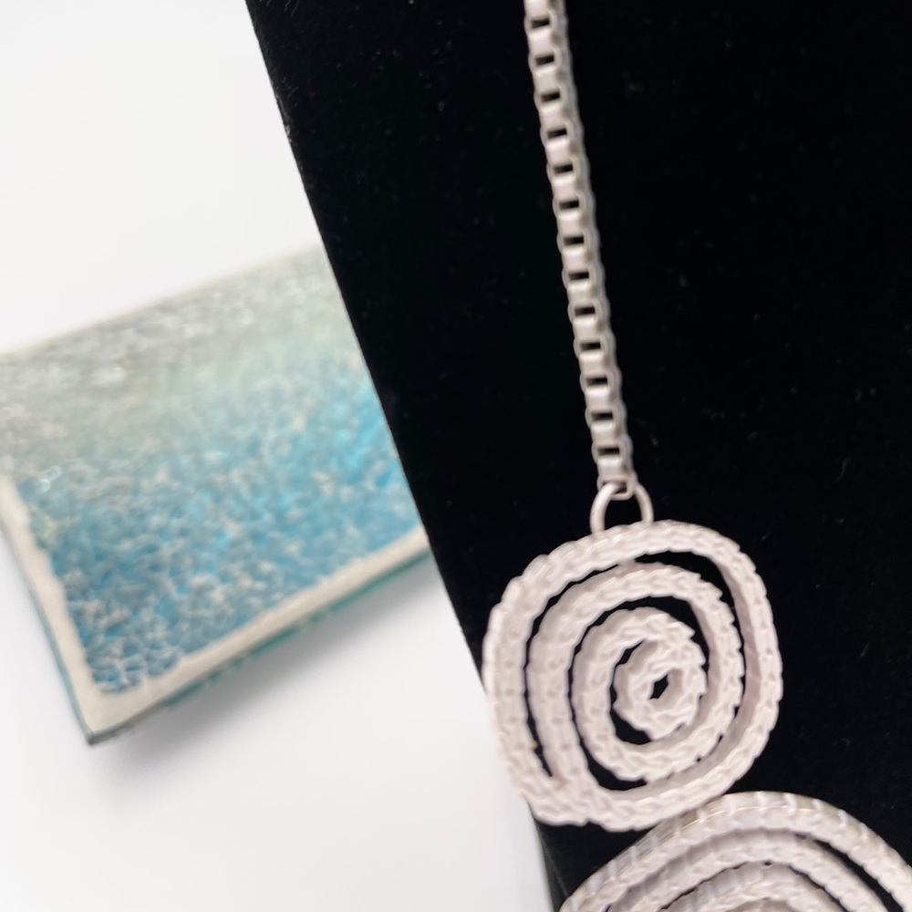 Statement Piece Silver Necklace - image 5